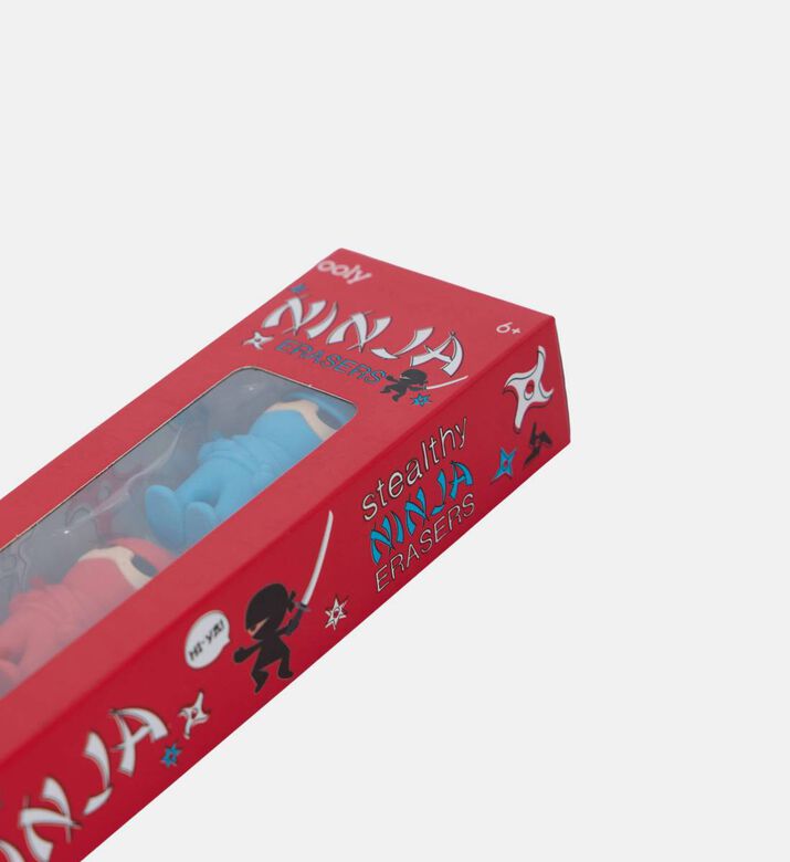 Ninja 3-piece Erasers Set Ninja 3-piece Erasers Set