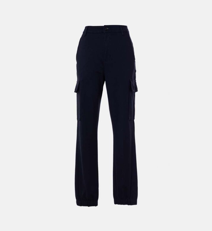 Mid Waist Cargo Pants