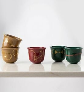 Silsal Fares 12-piece Arabic Coffee Cup Set, Packshot View