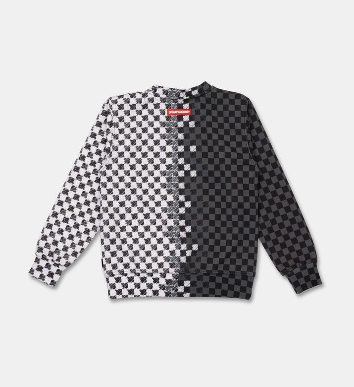 Sprayground Checkered Sketch Regular Sweatshirt, Packshot View