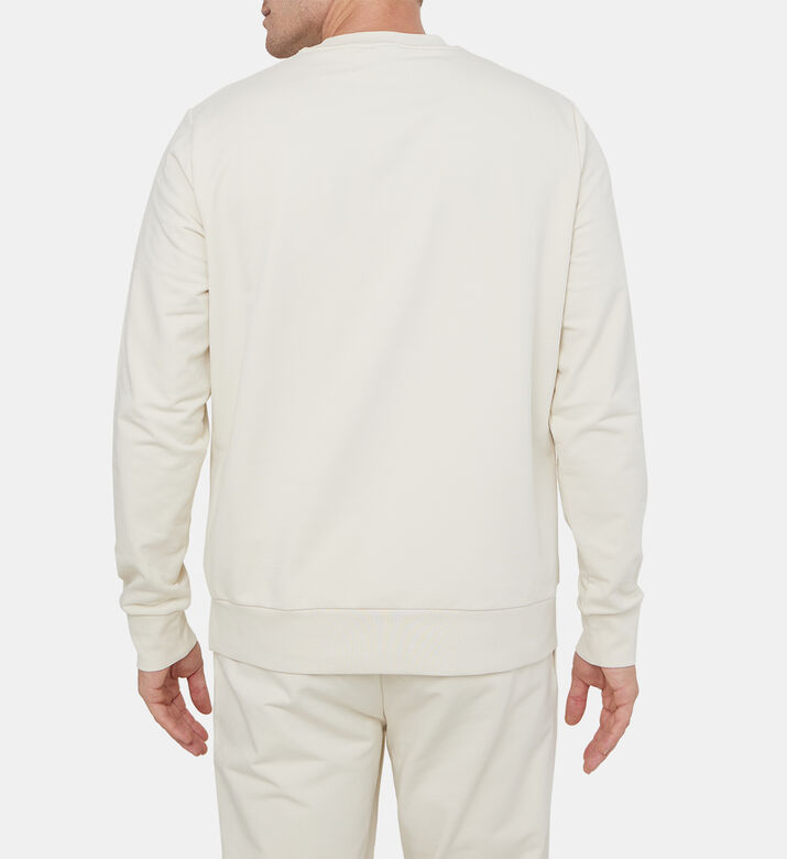 سترة بياقة مستديرة بطبعة شعار إسانشل