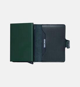 محفظة صغيرة فينتيج بلون رمادي أخضر