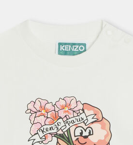 تيشيرت جيرسيه بطبعة لوغو أزهار