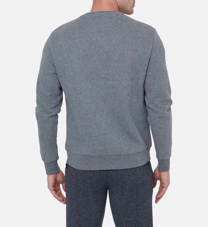 سويت شيرت غير رسمي بياقة دائرية