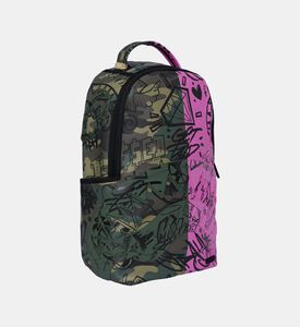 Split Pink Camo Backpack