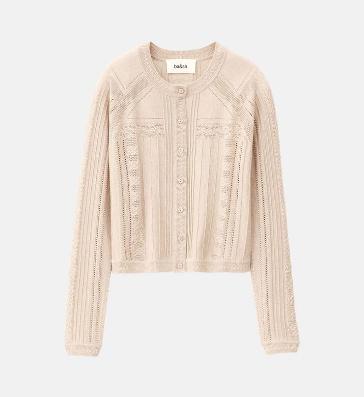 Knit Button-down Cardigan