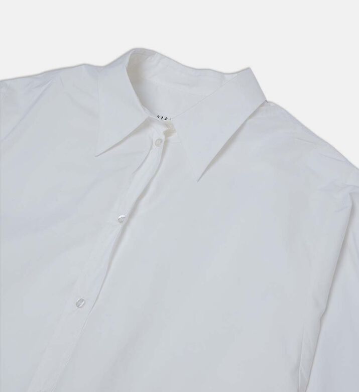 Cotton Pleat-detailing Shirt