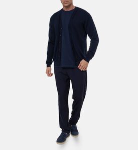 Les Deux Greyson Merino Button-up Cardigan, Model View