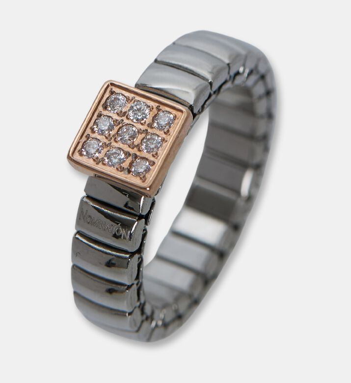 Nomination Ring Ed. Rose Gld Square, Packshot View