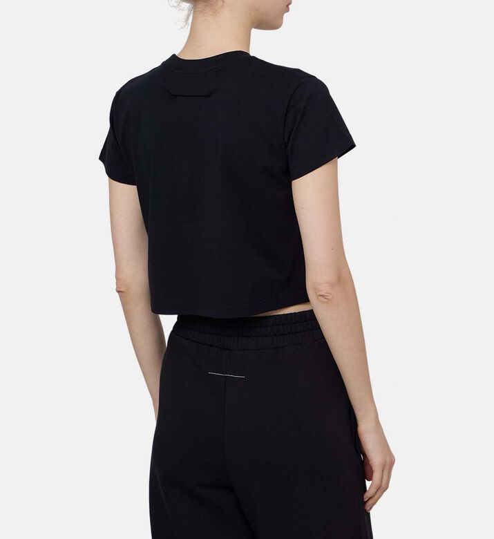 Logo-print Short-sleeve Cropped T-shirt