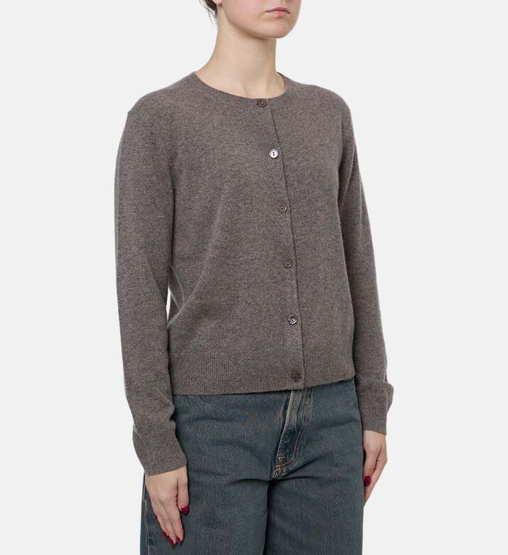 Samsoe Saboston Knit Cropped Cardigan, Model View