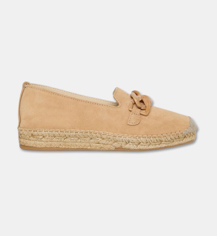 Salvi Espadrille Loafer Tortoise Link-detail Flats, Camel, Eu-41, Packshot View