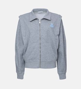 Stand Collar Printed Sweater Stand Collar Printed Sweater