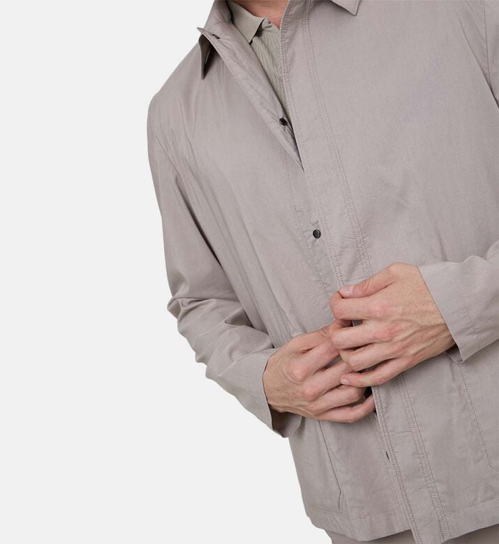 Cotton-blend Harrington Jacket