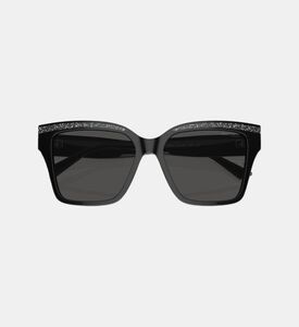 نظارات شمسية مزخرفة بإطار مربع