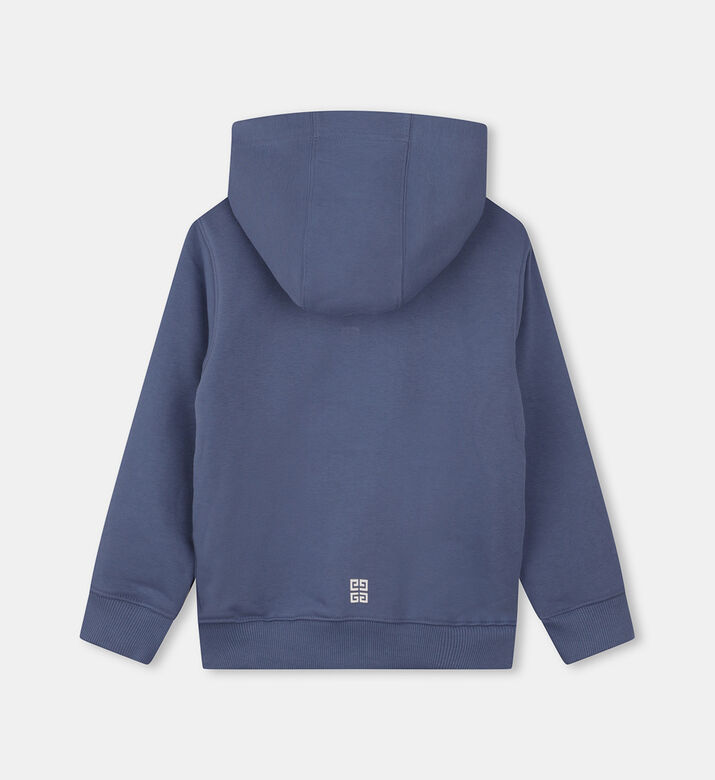 Cotton Fleece Hooded Cardigan Cotton Fleece Hooded Cardigan