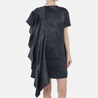 Short-sleeve Asymmetrical Dress