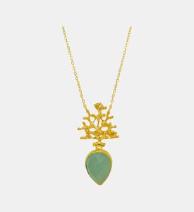 Ottoman Hands Necklace Sophia Aqua Chalc, Packshot View