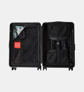 حقيبة أمتعة محمولة بشكل فهد مقسومة