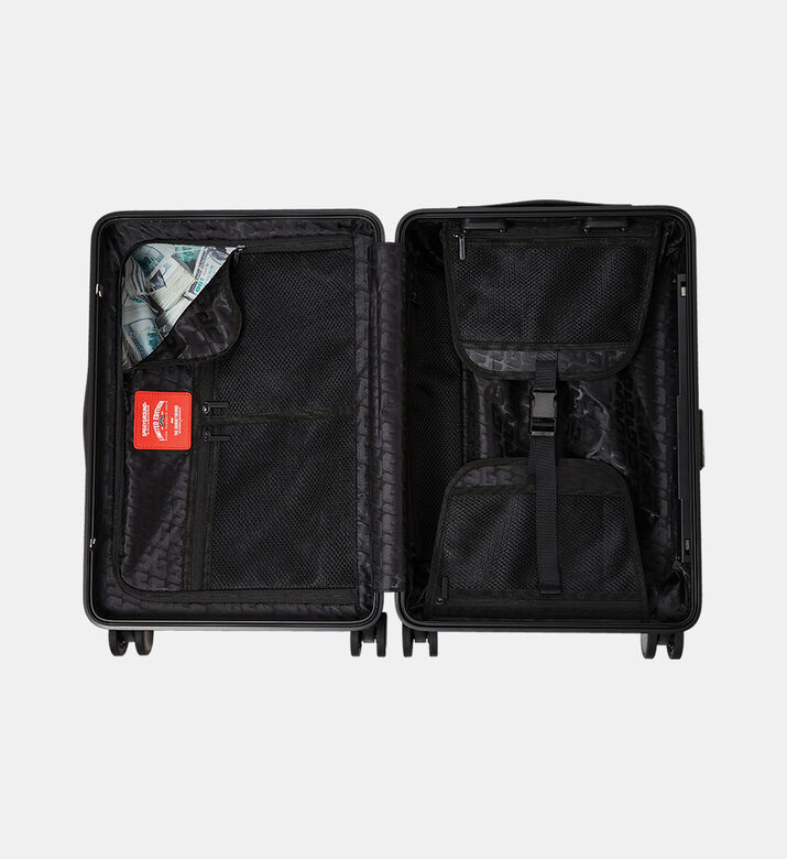 حقيبة أمتعة محمولة بشكل فهد مقسومة