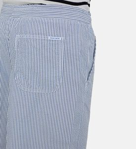 Seersucker Cotton Tesson Shorts