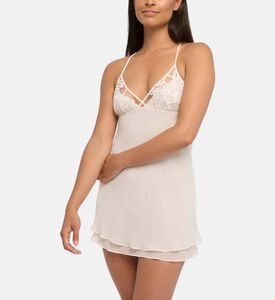 غطاء بنقشة أزهار بأكمام قصيرة