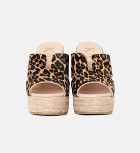 Animal Print Wedge Sandals Animal Print Wedge Sandals