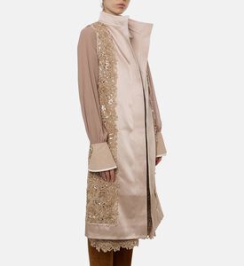 Edward Achour Paris Sequin-embellished Sleeveless Vest, Model View