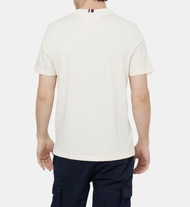 تيشيرت قطن نقي بأحرف العلامة ورقمي 85