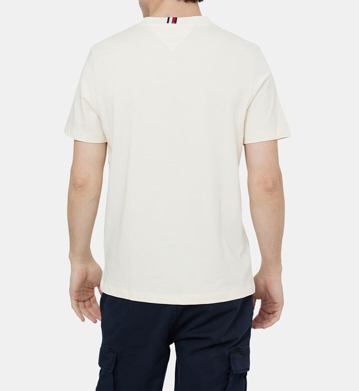 تيشيرت قطن نقي بأحرف العلامة ورقمي 85