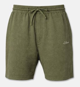 Les Deux Drawstring Closure Regular-fit Shorts, Green, L, Packshot View