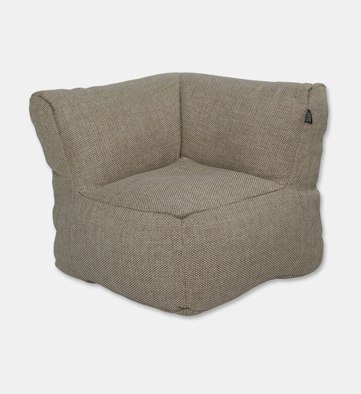 Home Deco and More Nirvana Quick-dry Fabric Corner Chair, Beige, Packshot View