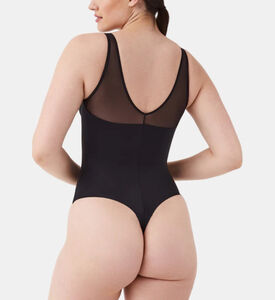 Sheer-detail Thong Bodysuit