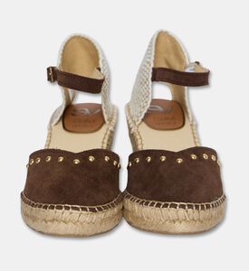 Salvi Ankle-strap Wedge Espadrille Sandals, Brown, Eu-41, Packshot View