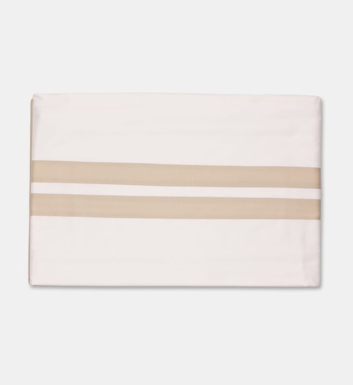 Philipp Plein Stripe Pattern Double Bed Set, White, 240x220-cm, Packshot View