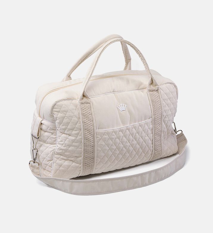 حقيبة يد للحفاضات بتصميم هندسي