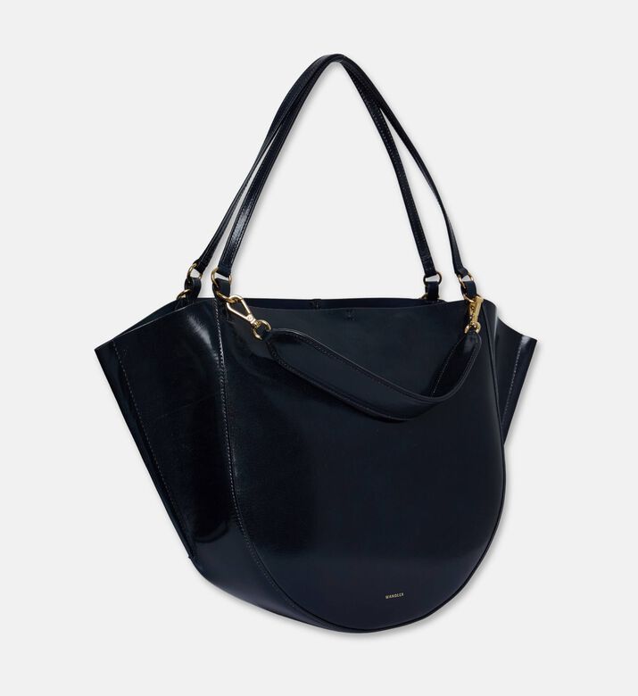 Wandler Hortensia Palissander Glaze Tote Bag, Navy, Packshot View