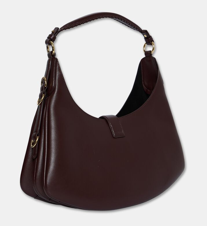 Ganni Kat Leather Hobo Bag, Packshot View