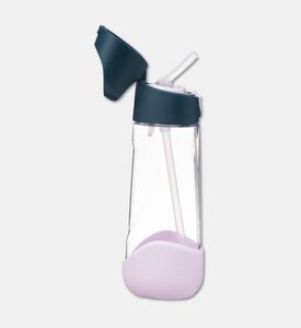 B.Box Clear Tritan Straw Bottle, Light-pink, Packshot View