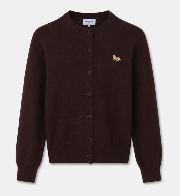 Maison Kitsune Wool Fox Patch Cardigan, Packshot View