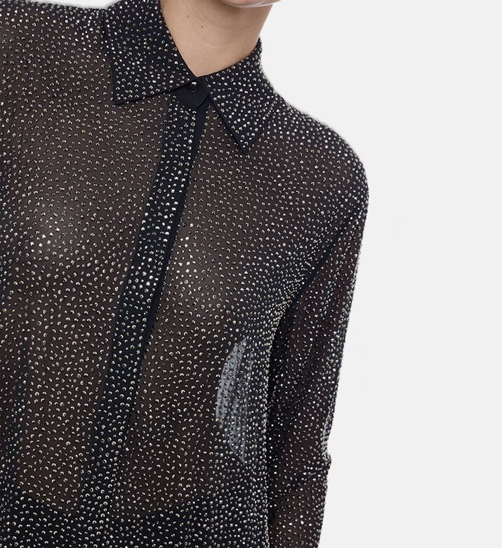 Alice and Olivia Shirt Embelle, Model View