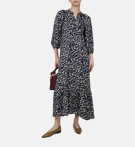 Agatha Printed Mid-length Dress