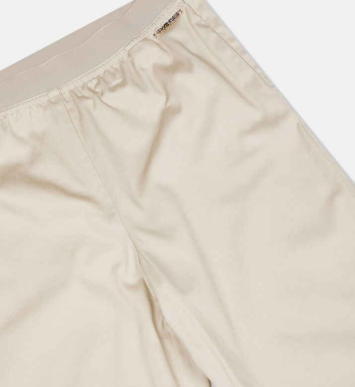 بنطال قطن بشعار