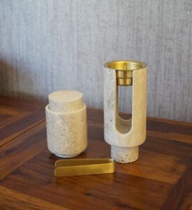 Tohfa Luxe Marble Brass Accessories Bukhoor Set, Packshot View