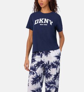All-over Print Pants Pajama Set