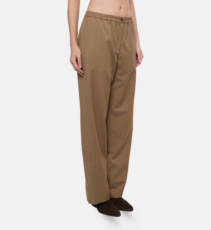 Samsoe Elastic Waistband Regular-fit Pants, Model View