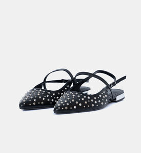 Edgy Metallic Block Flat Shoes Edgy Metallic Block Flat Shoes