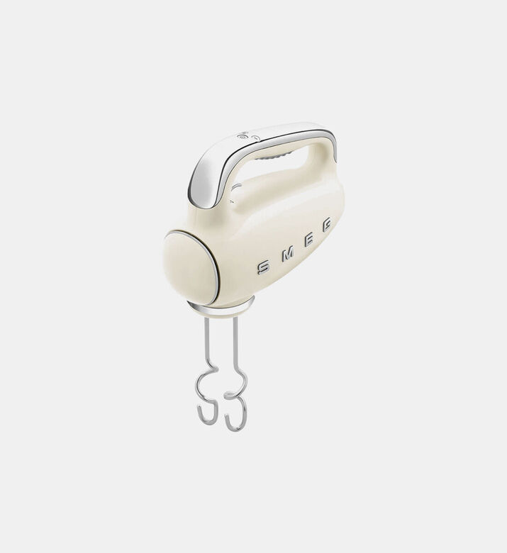 Smeg 50s-style Iconic Hand Mixer, Cream, Packshot View
