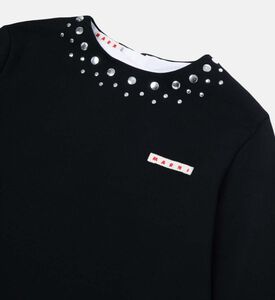 Girl Logo-embroidered Sweatshirt
