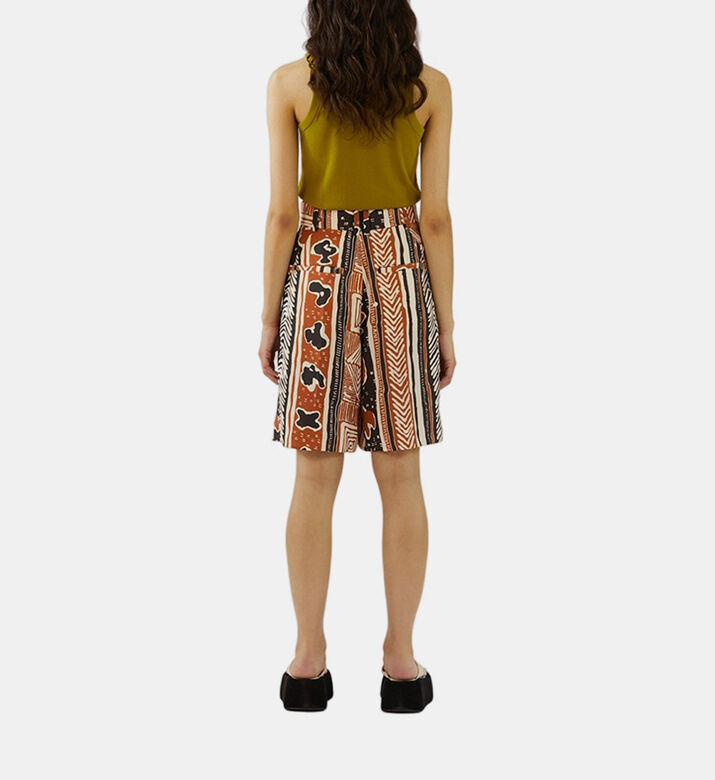 Doris Printed Tencel Shorts